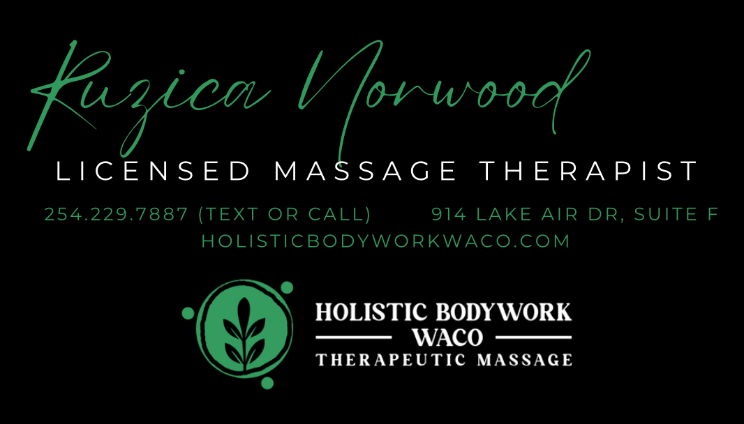 Ruzica Norwood Massage Therapist Holistic Bodywork Waco