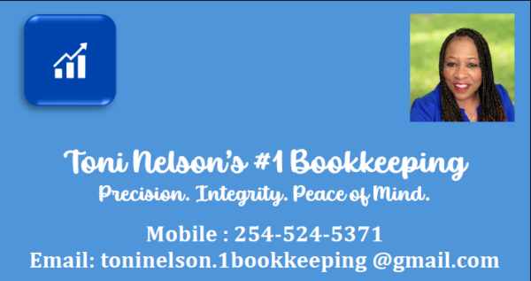 Toni Nelson - Toni Nelson's #1 Bookkeeping Waco, Texas