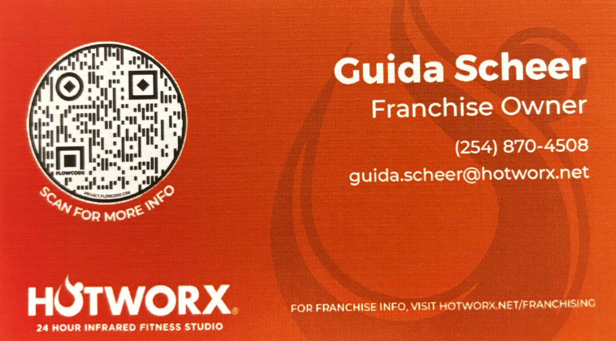Guida Scheer Franchise Owner HOTWORX Waco Fitness