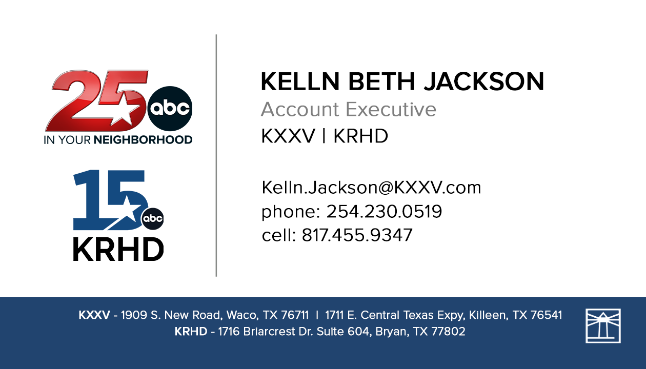 Kelln Jackson KXXV Channel 25 Waco