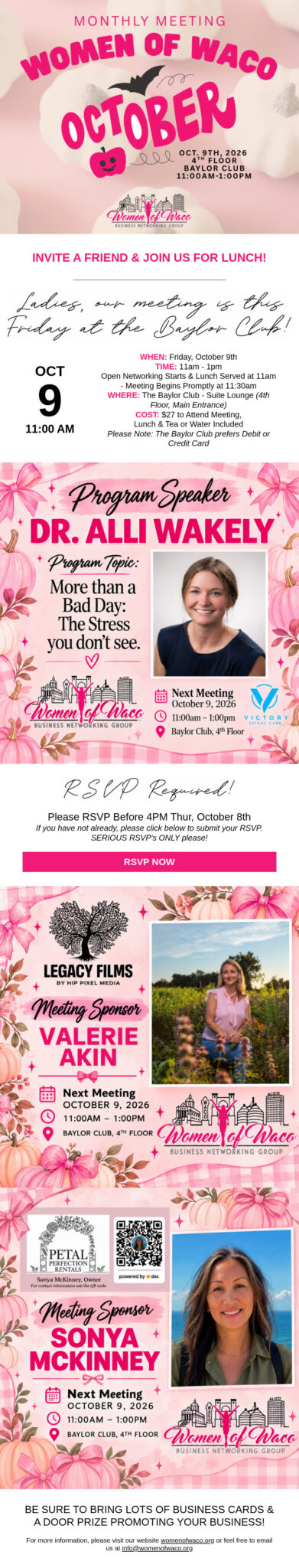 Women of Waco Business Networking Meeting October 2026